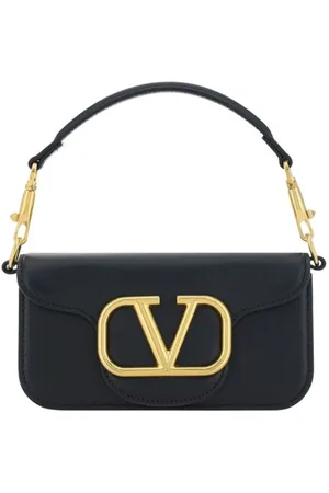VALENTINO GARAVANI Taske, Dame, Blå, ONE SIZE, Uld, Locò Læder Skuldertaske