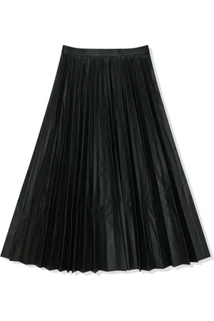 JUNYA WATANABE Nederdel, Dame, Sort, S, Sort Organdy Plisseret Nederdel