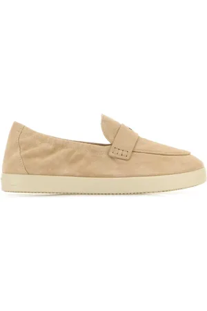 Tory Burch Sko, Dame, , 38 1/2 EU, Sand Ruskind Sport Loafers Sneakers