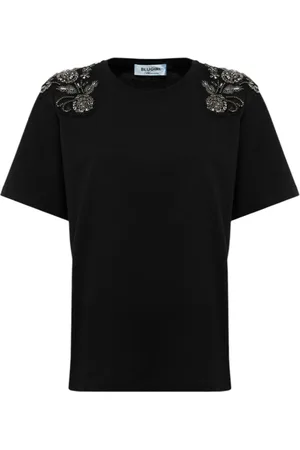 Blugirl Top, Dame, Sort, S, Bomuld, Bomuld Stilfuld Top