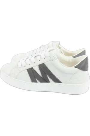 Moncler Sko, Dame, Hvid, 36 EU, Hvide Monaco Sneakers til Kvinder