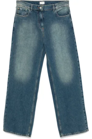 MAGDA BUTRYM Jeans, Dame, Blå, L, Denim, Blå Denim Bukser
