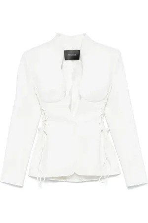 MUGLER Jakke, Dame, Hvid, S, Snow Laced Jacket