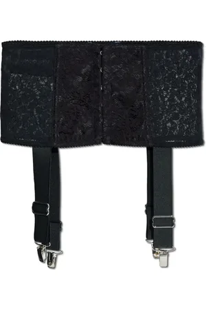 Dolce & Gabbana Undertøj, Dame, Sort, S, Elastisk korset med strømpeholdere