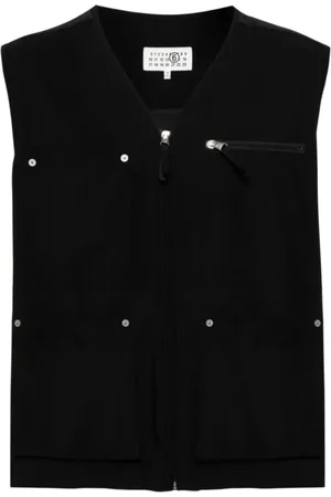 Maison Margiela Jakke, Herre, Sort, L, Sort Vest