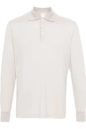 ELEVENTY Top, Herre, , XL, Uld, Casual Langærmet Polo Shirt