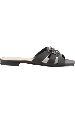 Pinko Sko, Dame, Sort, 37 EU, Moderne Bur Sandaler