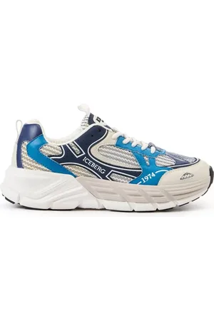 Iceberg Sko, Herre, Flerfarvet, 42 EU, ICB ONE sneakers i sokversion