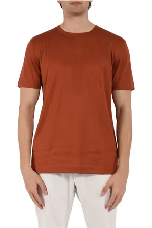 HUGO BOSS Top, Herre, , 2XL, Lyocell T-shirt med logo etiket