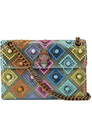 Kurt Geiger Taske, Dame, Flerfarvet, ONE SIZE, Uld, Stilfuld Crossbody Håndtaske