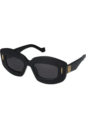 Loewe Tilbehør, unisex, Sort, 49 MM, Uld, Stilfulde solbriller Lw40114I