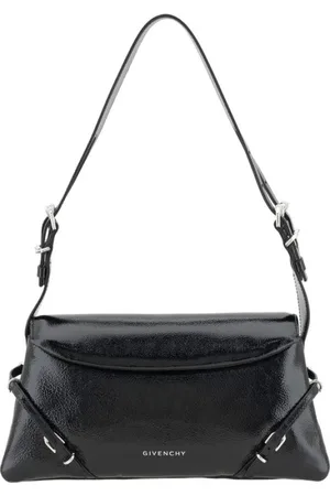 Givenchy Taske, Dame, Sort, ONE SIZE, Uld, Elegant Læder Skuldertaske med Rem