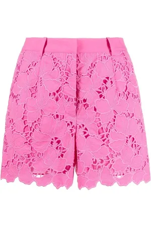 Self-Portrait Shorts, Dame, Lyserød, 2XS, Bomuld, Shorts