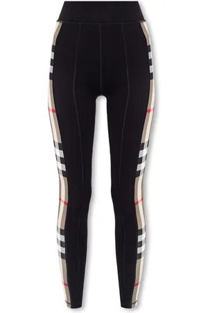 Burberry Bukser, Dame, Sort, L, ‘Madden’ ternede leggings