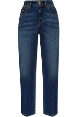 VERSACE Jeans, Dame, Blå, W29, Bomuld, Jeans med tapered ben