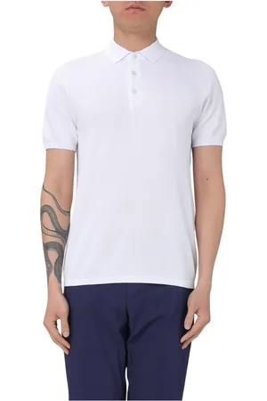 Aspesi Top, Herre, Hvid, L, Uld, Stilfuld Polo Model