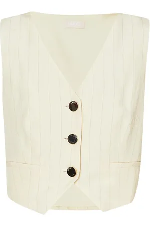 Liu Jo Jakke, Dame, , XS, Linned, Linned komplet vest til mænd
