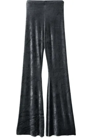 Rick Owens Bukser, Dame, Blå, M, Vide Bukser