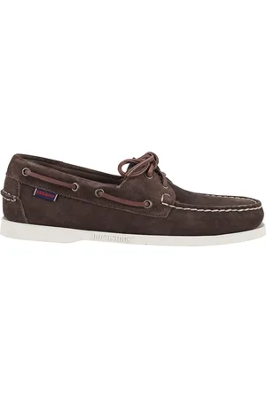 SEBAGO Sko, Herre, Brun, 41 1/2 EU, Læder, Mokkasin Portland Flesh Out Moka Ruskind