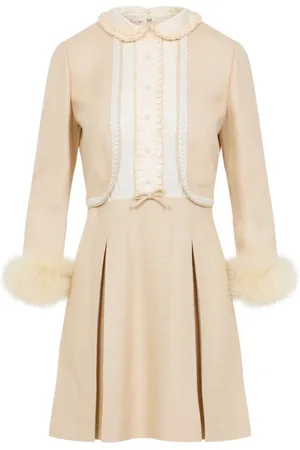VALENTINO Kjole, Dame, , XS, Fjer Mini Kjole