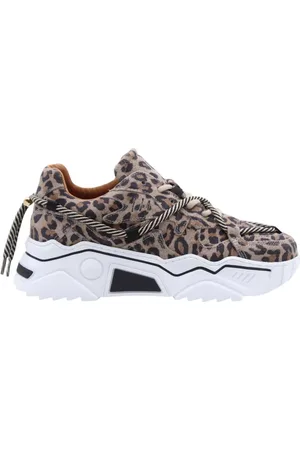 DWRS Sko, Dame, Flerfarvet, 40 EU, Uld, Leopard Sneaker til et stilfuldt look