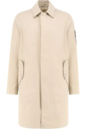 Stone Island Frakke, Herre, , M, Bomuld, Frakker med Skjult Lukning