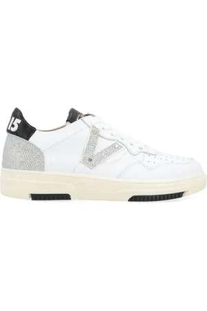 Via Roma Sko, Dame, Hvid, 36 EU, Uld, Stilfulde Sneakers i Hvid Læder