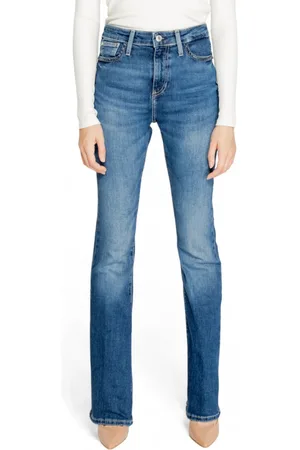 Guess Jeans, Dame, Blå, W24 L34, Bomuld, Efterår/Vinter Kvinders Jeans Flare Stil