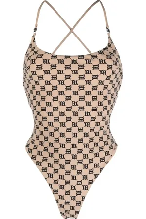 MISBHV Top, Dame, , XS, Monogram Signature One Piece Badedragt