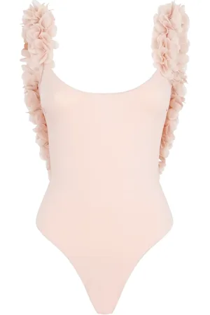 LA REVECHE Top, Dame, Lyserød, L, Uld, Quartz Rose Amira Badedragt