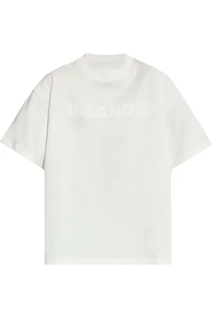 Jil Sander Top, Herre, , L, Uld, Porcelain Logo Tee