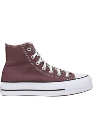 Converse Sko, Dame, Lilla, 38 EU, Hævede sål Afslappede Sneakers