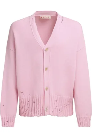Marni Strik, Herre, Lyserød, L, Strikket Cardigan Sweater