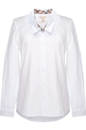 Barbour Bluser & Skjorter, Dame, Hvid, L, Uld, Stilfulde Skjorter Kollektion