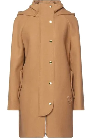 Moschino Frakke, Dame, Brun, XL, Uld, Tøj Frakker