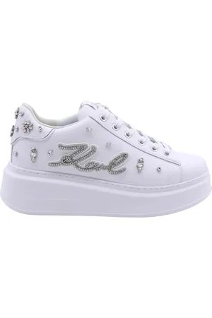 Karl Lagerfeld Sko, Dame, Hvid, 38 EU, Sneaker