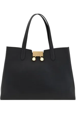 Marni Taske, Dame, Sort, ONE SIZE, Læder, Kornet Læder Tote Taske
