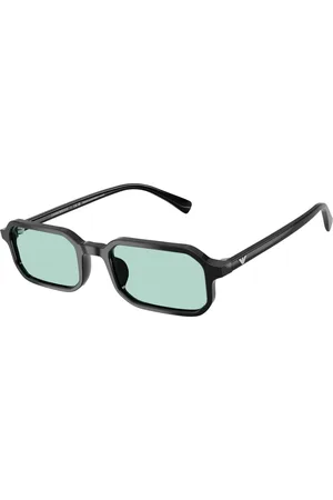 Emporio Armani Tilbehør, Herre, Sort, 54 MM, Uld, Stilfulde solbriller Ea4253U Sort