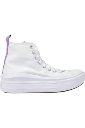Converse Sko, Dame, Hvid, 38 EU, Hvide Stof Sneakers