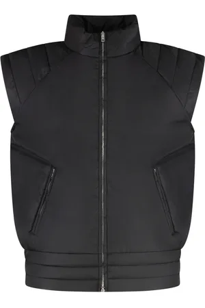 Random Identities Jakke, Herre, Sort, S, Nylon, Nylon Vest med sidelommer med lynlås