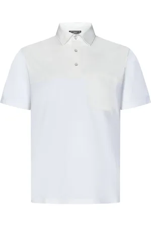 HERNO Top, Herre, Hvid, XL, Nylon, Hvid Polo Skjorte med Stretch Nylon