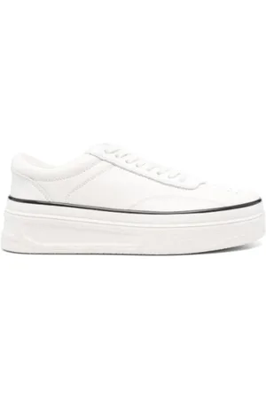 Jil Sander Sko, Dame, Hvid, 38 EU, Læder, Hvide Sneakers