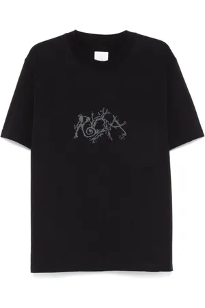 ROA Top, Herre, Sort, L, Sort Grafisk T-shirt