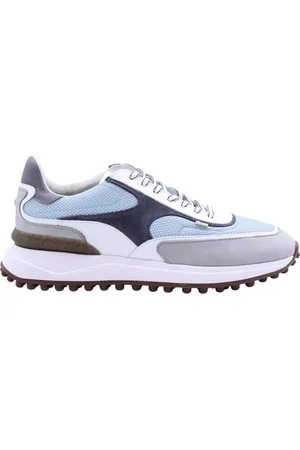 Floris van Bommel Sko, Herre, Blå, 42 1/2 EU, Uld, Stilfuld Sneaker med Noppi 37.01