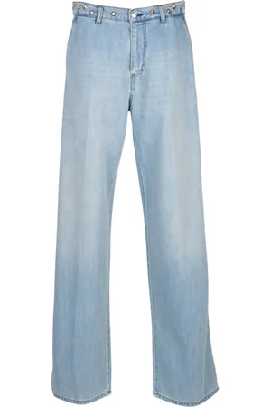 Nine In The Morning Jeans, Dame, Blå, W25, Denim, Lys Denim Boyfriend Jeans Straight Leg