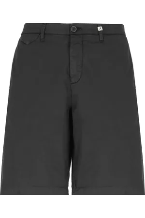 MYTHS Shorts, Herre, Sort, XL, Bomuld, Sort Bomuld og Hør Bermuda Shorts