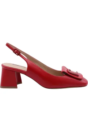 Lola Cruz Sko, Dame, Rød, 38 EU, Gule Slingback Sandaler