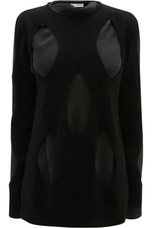 J.W.Anderson Strik, Dame, Sort, 2XS, Uld, Sweatshirts