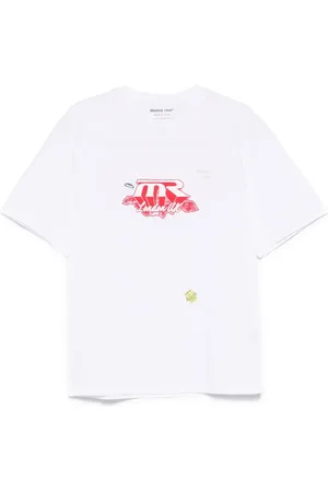 MARTINE ROSE Top, Herre, Hvid, XL, Hvid Klassisk T-Shirt