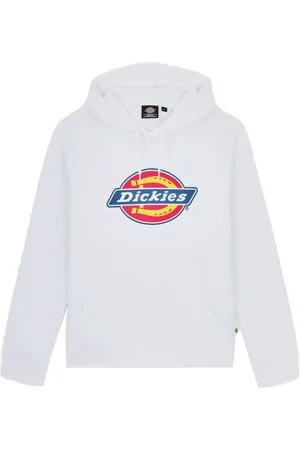 Dickies Sweathshirts & Hoodies, Herre, Hvid, M, Bomuld, Ikon Logo Hoodie